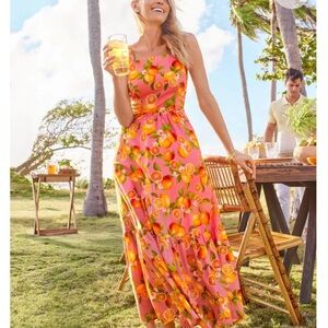 Maxi Sleeveless Sundress with Pockets for Resort Wear
